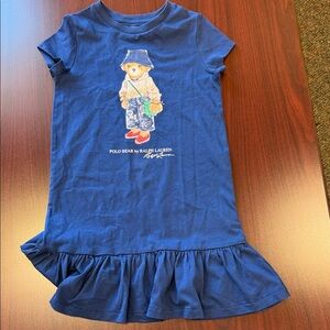 Ralph Lauren Kids Blue Polo Bear T-Shirt